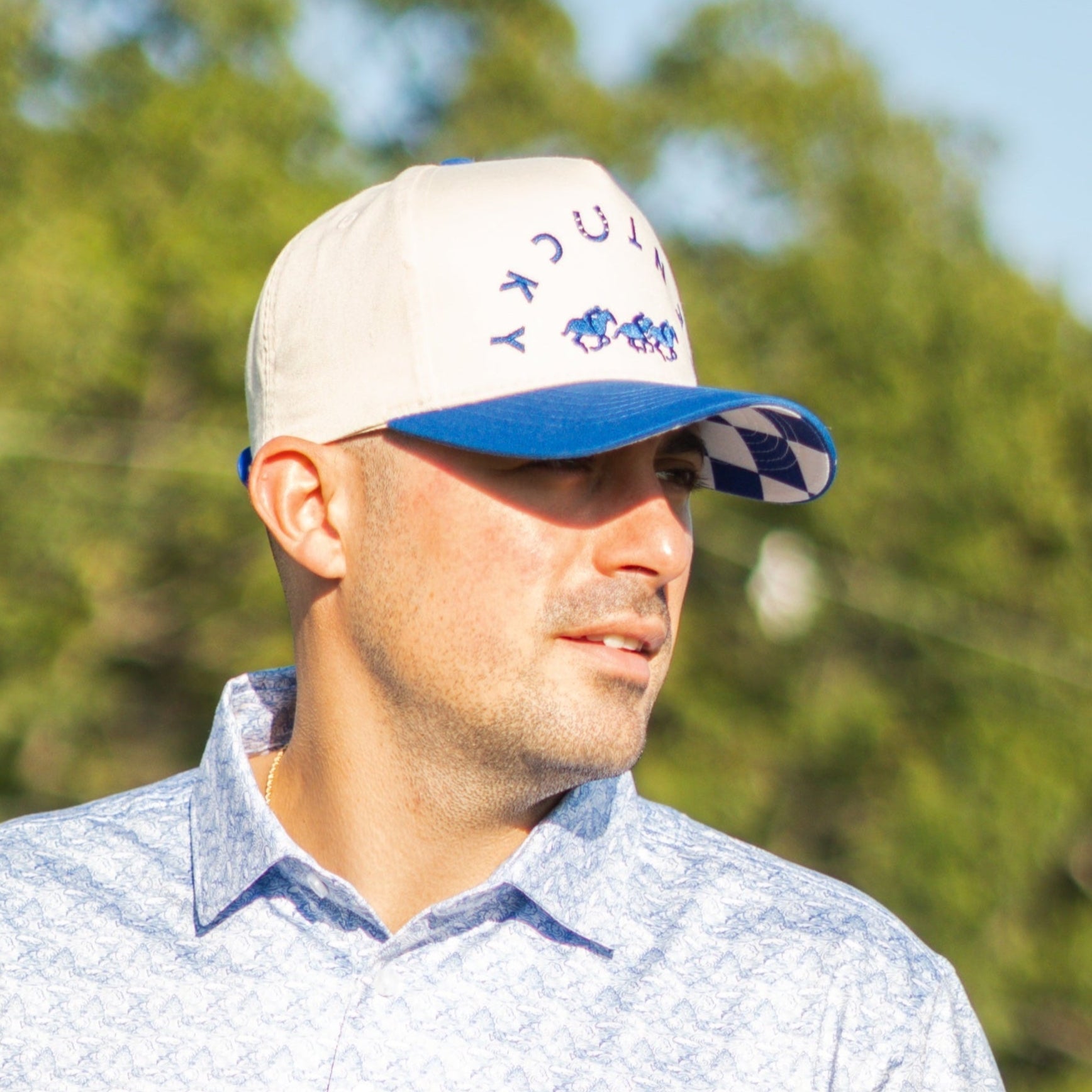 Royal Blue Hoof Kentucky Hat