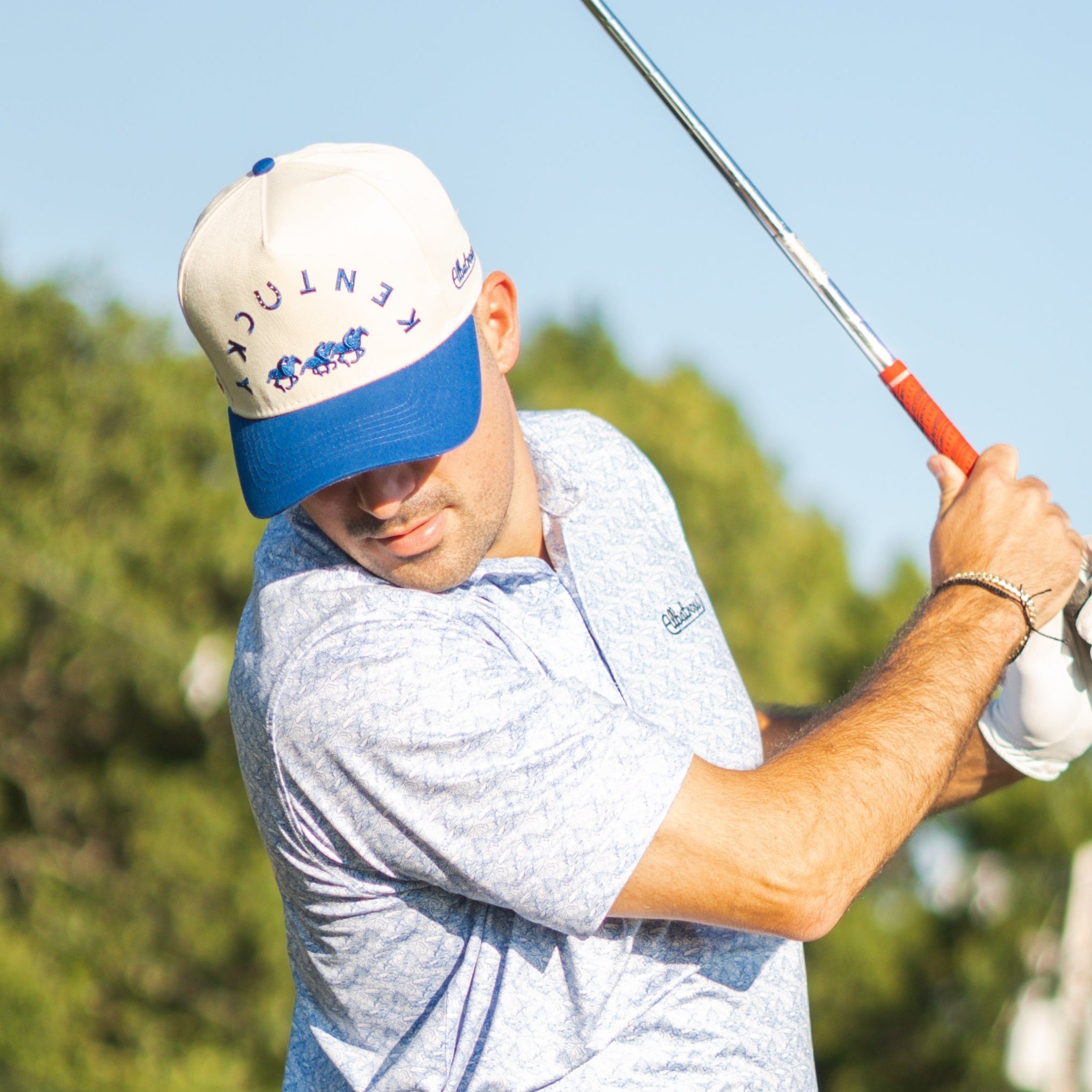 Royal Blue Hoof Kentucky Hat