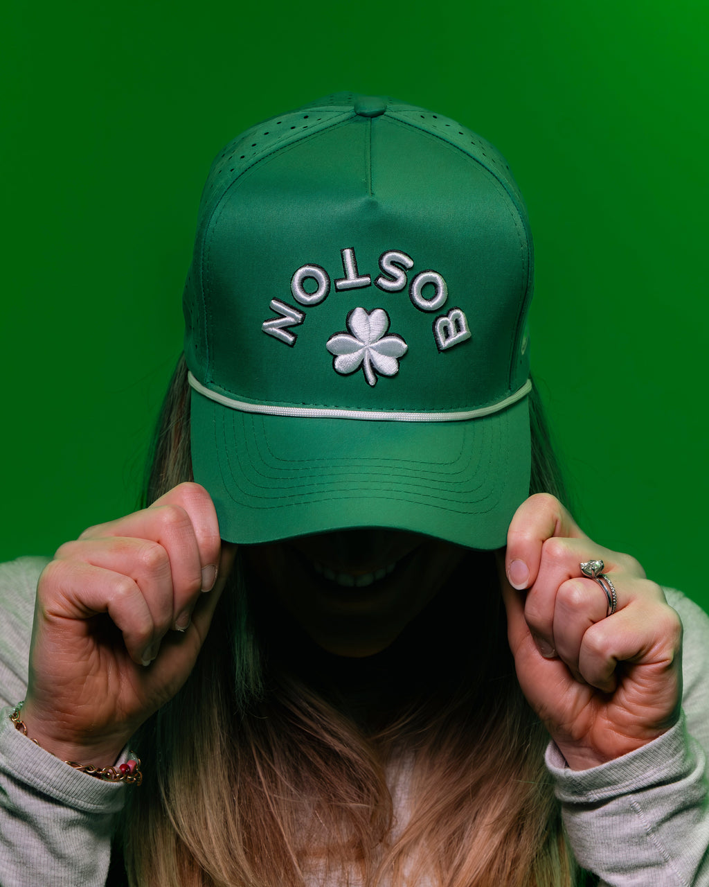 Southie Shamrock Boston Hat
