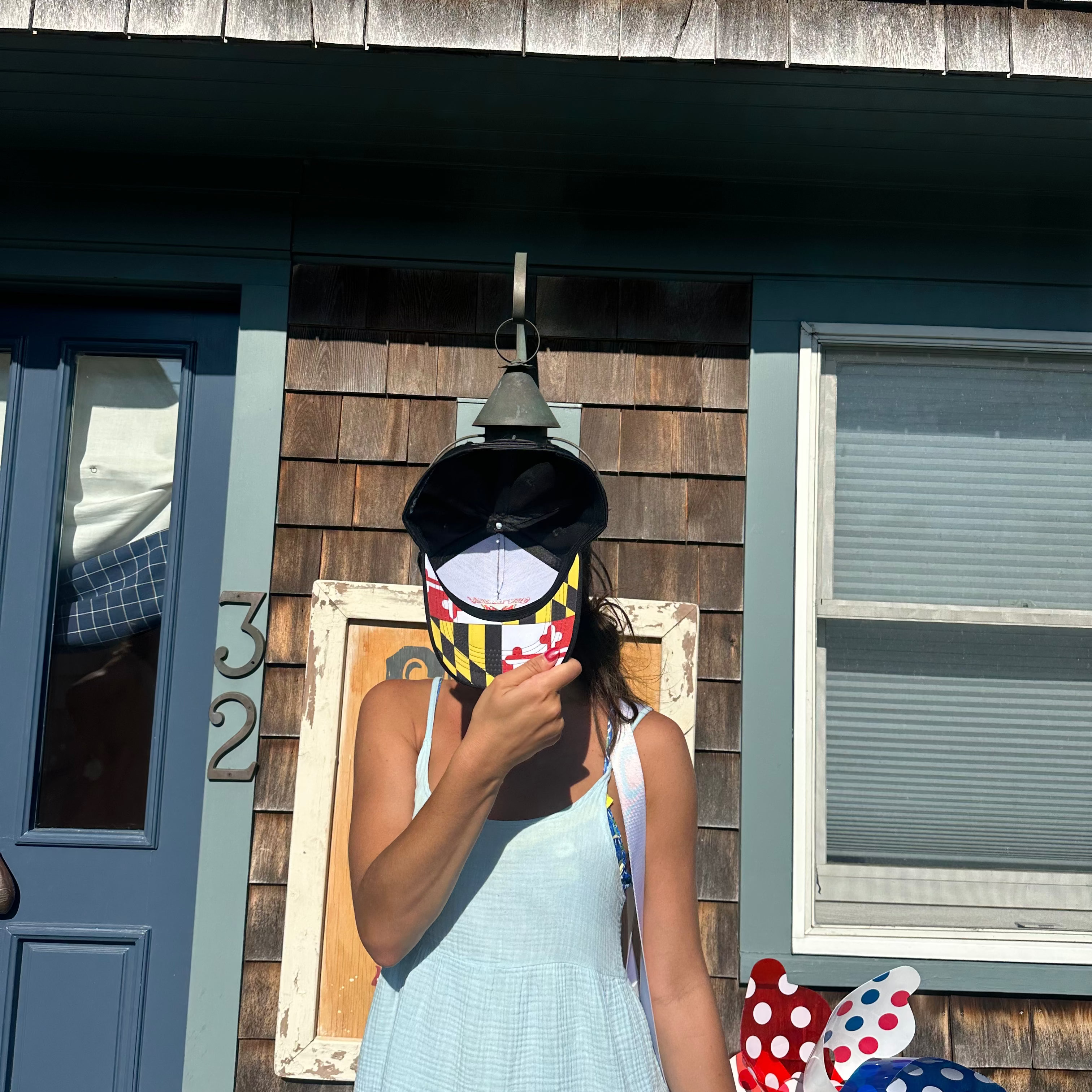 Upside Down Maryland Hat