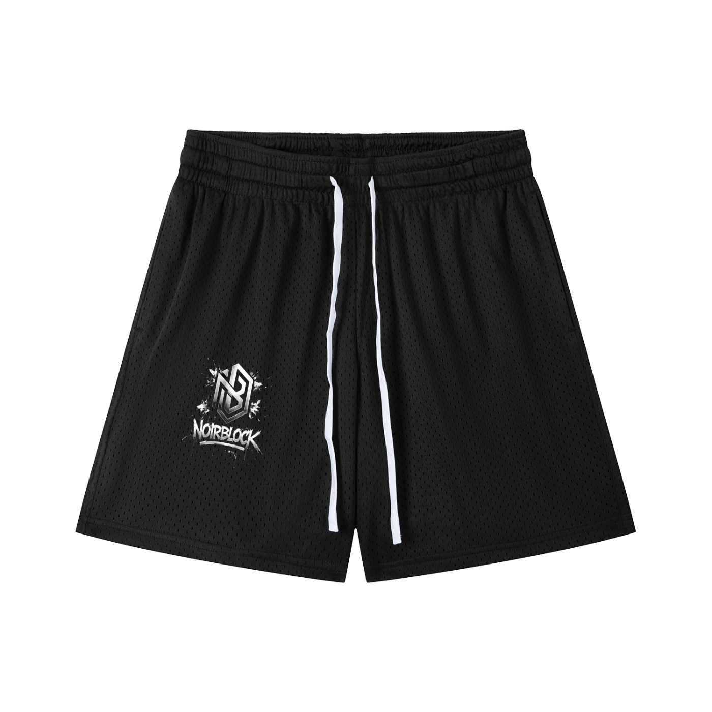 Mesh Drawstring Shorts